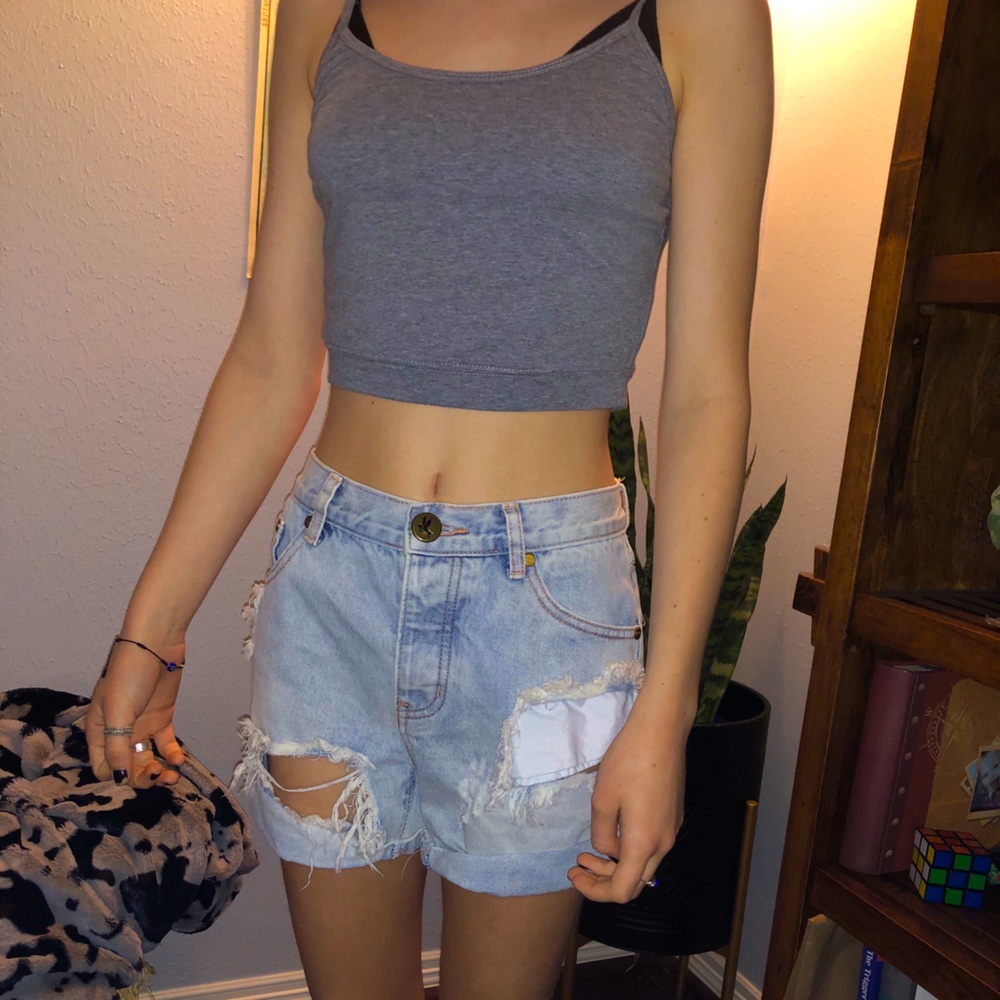 Boyfriend Distressed Shorts